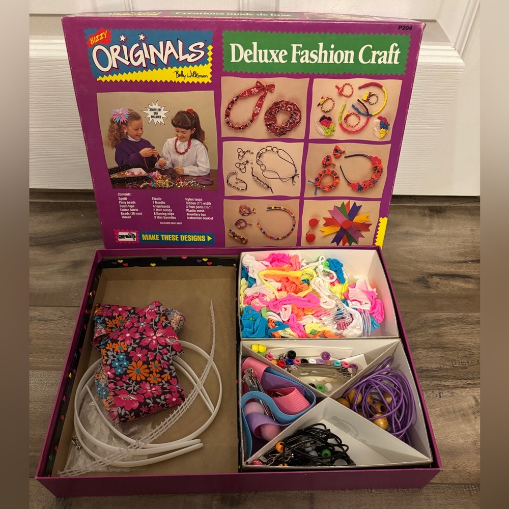 Vintage 90s Bizzy Originals Deluxe Fashion Crafts